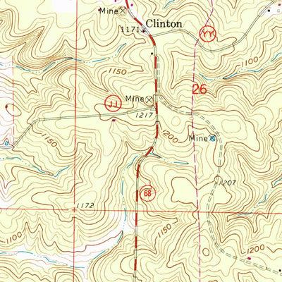 United States Geological Survey Seaton, MO (1963, 24000-Scale) digital map