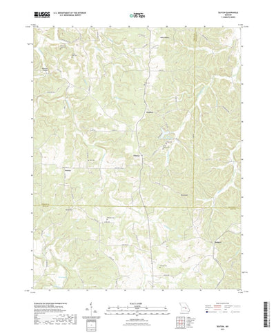 United States Geological Survey Seaton, MO (2021, 24000-Scale) digital map