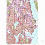 United States Geological Survey Seattle North, WA (1949, 24000-Scale) digital map