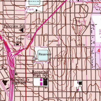 United States Geological Survey Seattle North, WA (1949, 24000-Scale) digital map