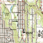 United States Geological Survey Seattle South, WA (1983, 25000-Scale) digital map