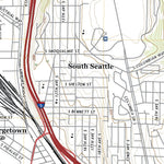 United States Geological Survey Seattle South, WA (2020, 24000-Scale) digital map