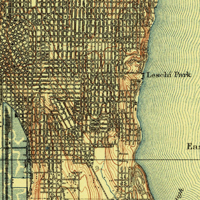 United States Geological Survey Seattle, WA (1909, 62500-Scale) digital map