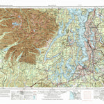 United States Geological Survey Seattle, WA (1958, 250000-Scale) digital map