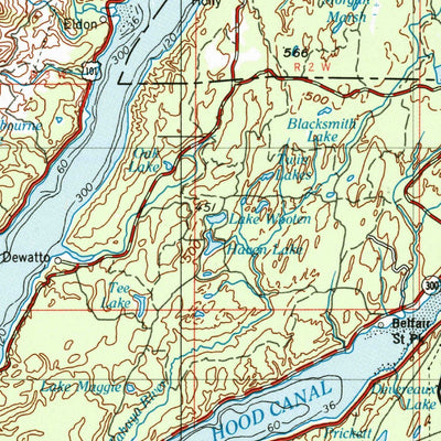 United States Geological Survey Seattle, WA (1958, 250000-Scale) digital map