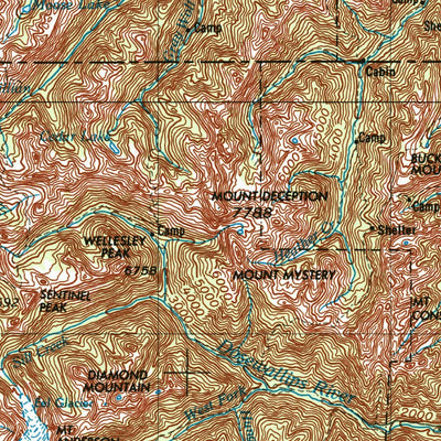 United States Geological Survey Seattle, WA (1958, 250000-Scale) digital map