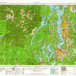 United States Geological Survey Seattle, WA (1962, 250000-Scale) digital map