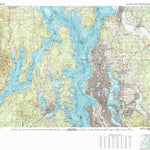 United States Geological Survey Seattle, WA (1992, 100000-Scale) digital map