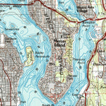 United States Geological Survey Seattle, WA (1992, 100000-Scale) digital map