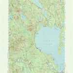 United States Geological Survey Sebago Lake, ME (1942, 62500-Scale) digital map
