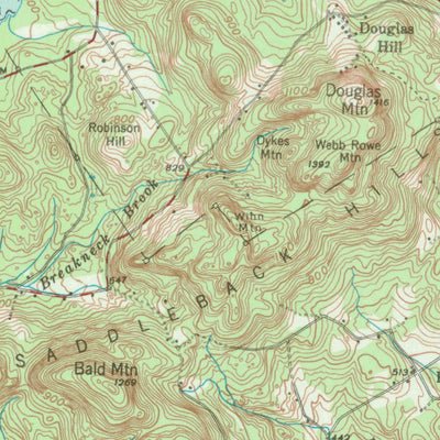 United States Geological Survey Sebago Lake, ME (1942, 62500-Scale) digital map