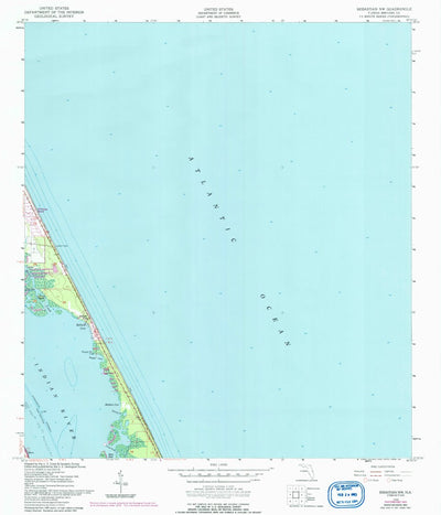 United States Geological Survey Sebastian NW, FL (1949, 24000-Scale) digital map