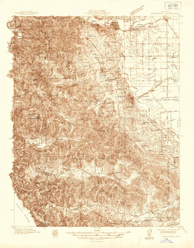 United States Geological Survey Sebastopol, CA (1935, 48000-Scale) digital map