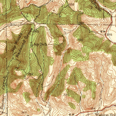 United States Geological Survey Sebastopol, CA (1942, 62500-Scale) digital map