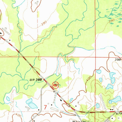 United States Geological Survey Sebastopol, MS (1972, 24000-Scale) digital map