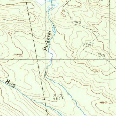 United States Geological Survey Sebec Lake East, ME (1988, 24000-Scale) digital map