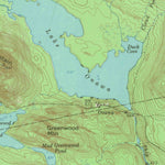 United States Geological Survey Sebec Lake, ME (1950, 62500-Scale) digital map
