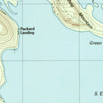 United States Geological Survey Sebec Lake West, ME (1988, 24000-Scale) digital map