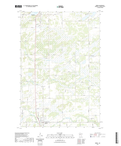 United States Geological Survey Sebeka, MN (2022, 24000-Scale) digital map