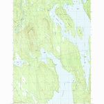 United States Geological Survey Seboeis Lake, ME (1988, 24000-Scale) digital map