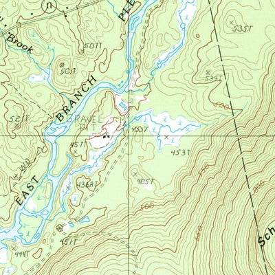 United States Geological Survey Seboeis Lake, ME (1988, 24000-Scale) digital map