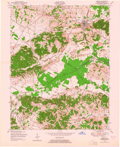 United States Geological Survey Sebree, KY (1949, 24000-Scale) digital map