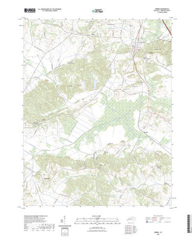 United States Geological Survey Sebree, KY (2022, 24000-Scale) digital map