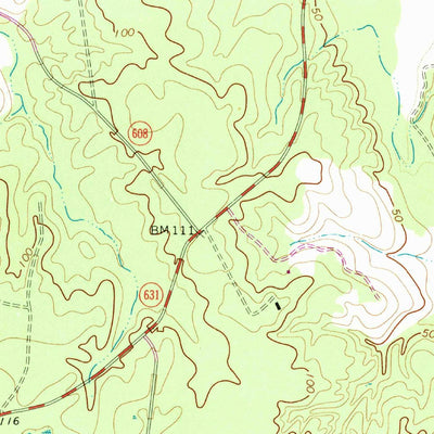 United States Geological Survey Sebrell, VA (1968, 24000-Scale) digital map