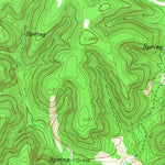 United States Geological Survey Seco Pass, TX (1964, 24000-Scale) digital map