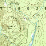 United States Geological Survey Second Connecticut Lake, NH (1997, 24000-Scale) digital map