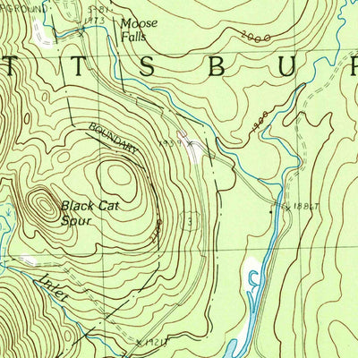 United States Geological Survey Second Connecticut Lake, NH (1997, 24000-Scale) digital map