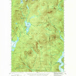 United States Geological Survey Second Connecticut Lake, NH-ME (1927, 62500-Scale) digital map