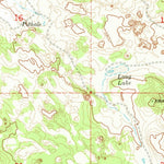United States Geological Survey Second Knolls, AZ (1970, 24000-Scale) digital map