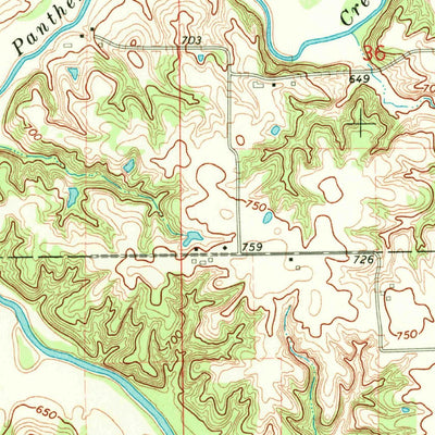 United States Geological Survey Secor, IL (1970, 24000-Scale) digital map