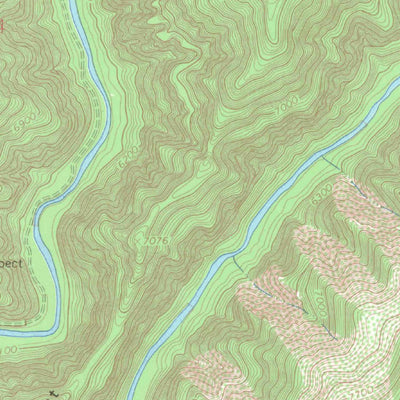 United States Geological Survey Secret Canyon, CO (1964, 24000-Scale) digital map