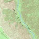 United States Geological Survey Secret Canyon, CO (1964, 24000-Scale) digital map