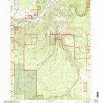 United States Geological Survey Secret Spring Mountain, CA (2001, 24000-Scale) digital map