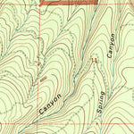 United States Geological Survey Secret Spring Mountain, CA (2001, 24000-Scale) digital map