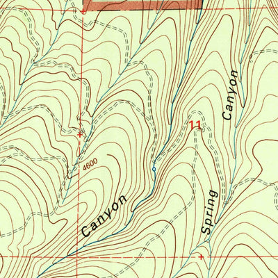 United States Geological Survey Secret Spring Mountain, CA (2001, 24000-Scale) digital map