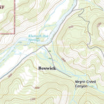 United States Geological Survey Secret Spring Mountain, CA (2018, 24000-Scale) digital map