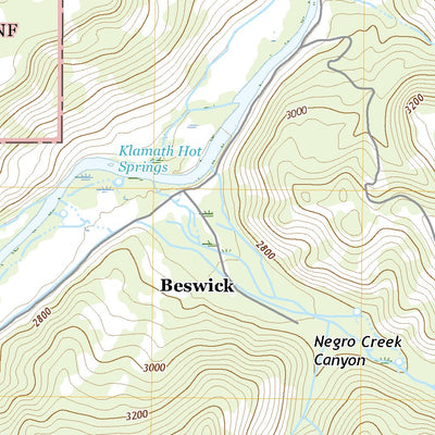 United States Geological Survey Secret Spring Mountain, CA (2018, 24000-Scale) digital map