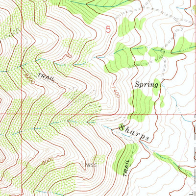 United States Geological Survey Secret Valley, NV (1969, 24000-Scale) digital map