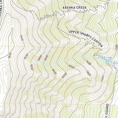 United States Geological Survey Secret Valley, NV (2018, 24000-Scale) digital map