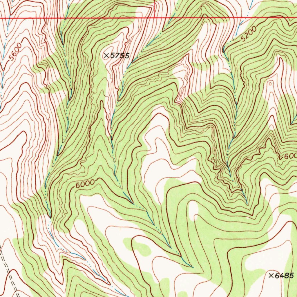 Section System Map Section House Draw, MT (1967, 24000-Scale) Map by United States ...