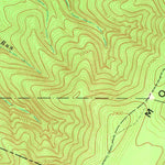 United States Geological Survey Sector, WV (1971, 24000-Scale) digital map
