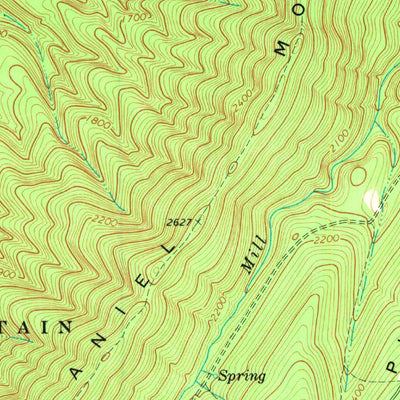 United States Geological Survey Sector, WV (1971, 24000-Scale) digital map