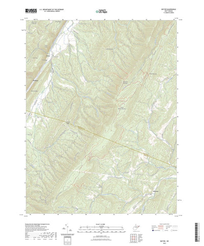 United States Geological Survey Sector, WV (2023, 24000-Scale) digital map