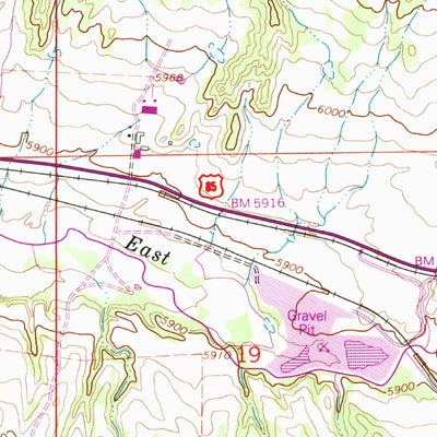 United States Geological Survey Sedalia, CO (1965, 24000-Scale) digital map