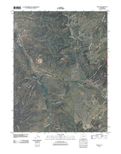 United States Geological Survey Sedalia, CO (2010, 24000-Scale) digital map
