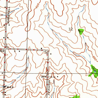 United States Geological Survey Sedalia East, MO (1944, 24000-Scale) digital map